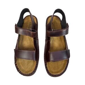Naot Karenna Sandals Womens 9 EU 40 Buffalo Leather Adjustable Straps Cork Bed